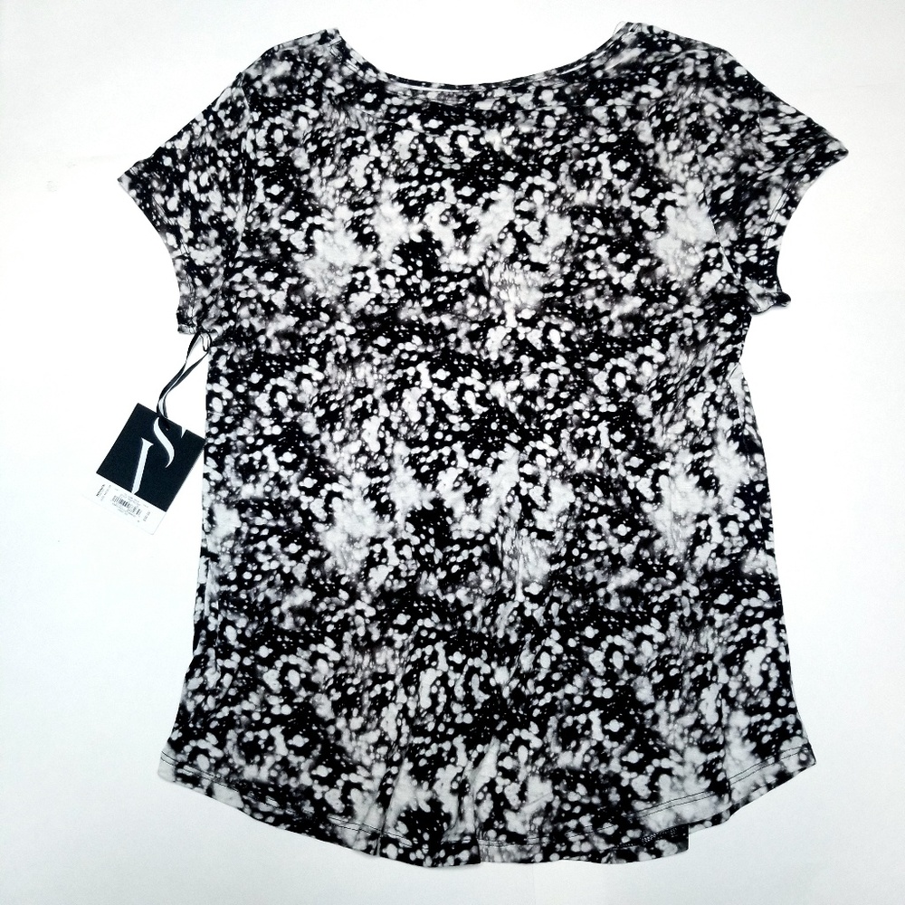 Simply Vera Vera Wang Black & White Top - Picture 2 of 8